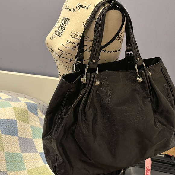 Genuine Versace Leather Handbag - Picture 5 of 12